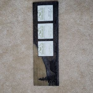 Big Sky Carvers Rustic Black Bear 3 Picture Frame